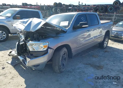 2019 Ram 1500 Big Horn/Lone Star 4X2 5'7 Box from USA, damaged, VIN 1C6RREFT1KN838501